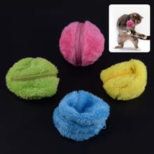 Cute Pet Cat Dog Training Play Electric Ball Automatic Plush Activation Toy Rolling Keep Busy with Ball Sleeve 2024 - buy cheap