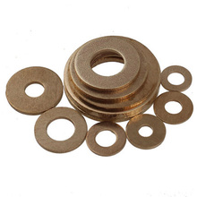 M3 M4 M5-M10 Copper gasket Washer Flat Washers OD 12mm-30mm gaskets Pure Brass meson metal Pad Sheet thickness 1mm-2mm Increase 2024 - buy cheap