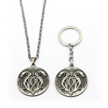 Game God Of War 4 Keychain Kratos Key Chain Ring Metal Snake Logo Pendant Kolye Colar llavero Porte Clef Dropshipping Jewelry 2024 - buy cheap