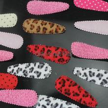 600pcs 55 mm. Snap clip covers - Mix color and patterns ,dots,plain ,glitter,leopard,fluffy (without snap clips) 2024 - buy cheap