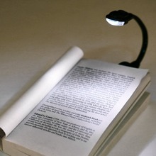Портативный мини-фонарик для чтения книг, белый светодиодный светильник для чтения книг 2024 - купить недорого