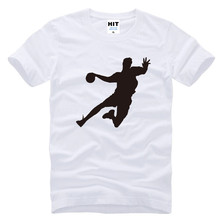 Handball Printed Mens Men T Shirt T-shirt 2016 New Short Sleeve O Neck Cotton Casual Tshirt Tee Camisetas Masculina 2024 - buy cheap