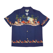 Camisa hawaiana de BOB DONG para hombre, crucero Tropical, fiesta Aloha en la playa, color azul 2024 - compra barato