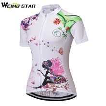 2017 women's Sportswear Cycling Jerseys short sleeve Cycling clothing bicycle bike jersey Maillot Ropa Ciclismo MTB top Red 2024 - buy cheap