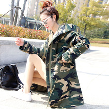 Women Autumn Long Trench Loose Causal Hooded Tren'ch Shell Long Sleeve Trench 2024 - buy cheap