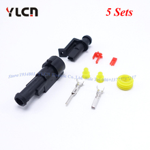 New Car Part 10 kit 2 Pin Way Sealed Waterproof Electrical Wire Auto Connector Plug Set 2024 - buy cheap