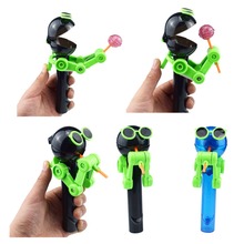 2019 Newest Creative Personality Toys Lollipop Holder Decompression Toys Lollipop Robot decompression candy dustproof toy gift 2024 - buy cheap