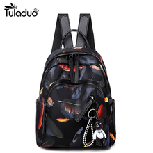 Women's Backpack Fashion Multicolor Bear Pendant Girls Pack Cloth Anti-theft Shoulder Casual Student Backpack For Teenage Lady 2024 - buy cheap