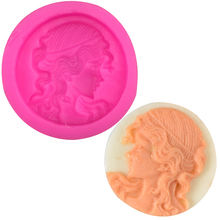 Free shipping mini beauty girl soap mould chocolate cake decorating tools DIY baking fondant silicone mold T0214 2024 - buy cheap