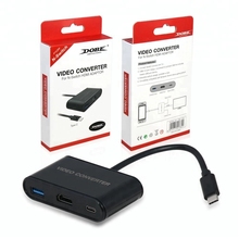 Для Nintendo Switch подключение с ТВ Видео конвертером XMedia повторный Код Устройства Type-C USB-C HDMI адаптер HD видео конвертер 2024 - купить недорого