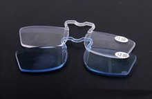 Leesbril Lentes De Lectura [! Две пары!] Клип пресбиопические очки легкая маленькая Настольная мини-нос и очки + 1 + 1,5 + 2 + 2,5 + 3 2024 - купить недорого