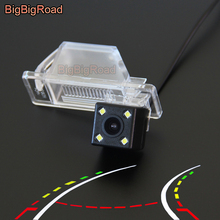 BigBigRoad Car Intelligent Dynamic Trajectory Tracks Rear View Camera For nissan Geniss Pathfinder Dualis Navara Night Vision 2024 - buy cheap