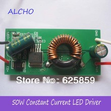 DC12V para DC30-38V 1500mA 50 w Constante LED Driver Atual para 50 w LED de Alta Potência