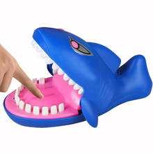 Забавные шутки кусающие пальцы акулы игрушки с ворсом светильник светкой кусающие пальцы Семейные Игрушки для родителей и детей игры Детские игрушки 2024 - купить недорого