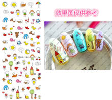 Stickers For Nail Art DIY Cute animal Elephant duck Cat snails house Water Transfer Nail Stickers Wraps Foil Sticker Manicure 2024 - buy cheap