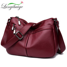 NewThread Ms Leather Handbags Sac A Main Femme Designer Brand Ladies Top-Handle Bags Leather Crossbody Shoulder Bags for women 2024 - buy cheap