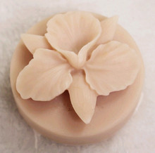 Atacado!!1 peça flor pequena (zx557) molde sabonete artesanal de silicone molde diy 2024 - compre barato