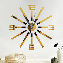 Creative DIY Digital Acrylic Wall Clock Study Room Bedroom Decorative Wall Sticker Mirror Wall Clock 2024 - buy cheap