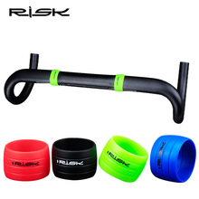 RISK-enchufe de silicona para manillar de bicicleta, 1 par, cinta antideslizante para manillar de bicicleta de carretera, accesorios impermeables de tapones 2024 - compra barato