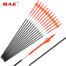 Spine 600 Mixed Carbon Arrow 32 inches Outer Diameter 7.6 mm Inner diameter 6.2 mm for Archery Hunting 2024 - buy cheap