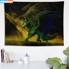 Custom Dragon tapestry  140X250cm wall hanging tapestry home decoration rectangle bedroom wall art tapestry 2024 - buy cheap