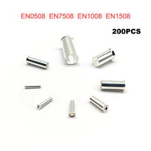 200Pcs Copper Tube Bare Cord End Terminal Electrical Crimp Naked Wire Connector EN0508~EN2508 Cable Ferrules 22-14AWG 2024 - buy cheap