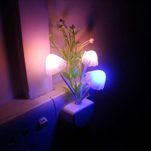 Led Mushroom Sensor Lamp Led Night Light For Children Wall Socket Bedside Lamp Led Night Lamp for Baby EU & US Plug Light 2024 - buy cheap