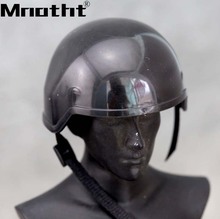 1/6 масштаб черный шлем SWAT модель FBI PASGT шляпа для 12 дюймов Фигурки игрушки 2024 - купить недорого