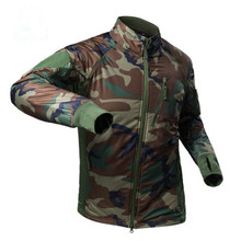 Chaqueta de camuflaje ultraligera para hombre, abrigo táctico ultraligero impermeable para exteriores, primavera y otoño, senderismo, entrenamiento militar, cálido y a prueba de viento 2024 - compra barato