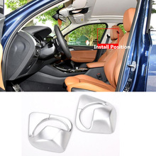 Fit For BMW X3 2018 Car Front Seat Safety Belt Cover Trim Styling Stickers Interior Accessories Moldings ABS 2Pcs/set 2024 - buy cheap