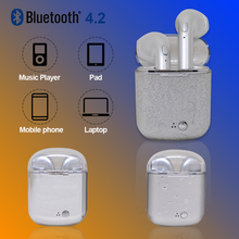 Беспроводная гарнитура i7S TWS, мини Bluetooth-наушники, наушники-вкладыши Twins с микрофоном, наушники для звонков с зарядным устройством для iphone, Samsung, XiaoMi, ПК 2024 - купить недорого