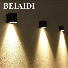 BEIAIDI 3W 6W Outdoor Led Wall Light Waterproof Courtyard Garden Porch Corridor Light Modern Nordic Surface Mounted Wall Sconces 2024 - buy cheap