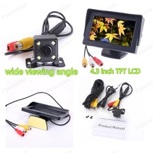 4.3 Inch TFT LCD Rearview Monitor for Car Rear Reversing Backup With 4 LED Backlight Display Reverse Parking Camera 2024 - buy cheap