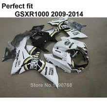 100% fit injection fairings for Suzuki GSXR1000 2009 2010 2011-2014 white black fairing kit GSXR1000 09 10 11 12 13 14 BT14 2024 - buy cheap