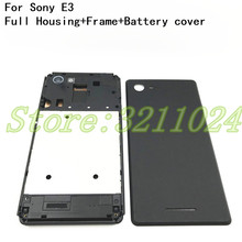 4.5" For Sony Xperia E3 D2203 D2206 D2202 Battery Cover Back Rear Door Housing Case + LCD Middle Chasis Frame Plate Replacement 2024 - buy cheap