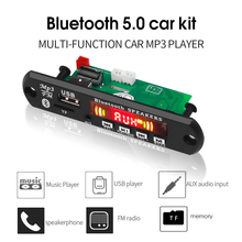 Reproductor MP3 con Bluetooth para coche, 5-12V, manos libres, placa decodificadora de MP3, Control remoto, USB, FM, Aux 2024 - compra barato