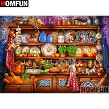 HOMFUN Full Square/Round Drill 5D DIY Diamond Painting "Kitchen utensils" 3D Diamond Embroidery Cross Stitch Home Decor A19661 2024 - buy cheap