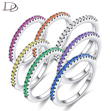 DODO Rainbow Stone Rings For Women Cubic Zirconia Ring Wedding Engagement Bridal Jewelry Bague Femme Jewelry Colorful Available 2024 - buy cheap