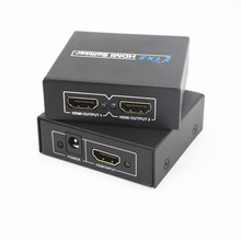 1x2 HDMI переключатель 1x2 HDMI сплиттер HDMI порт авто коммутатор Поддержка 3D Full HD1080P для ПК HDTV DVD HDPS3 2024 - купить недорого