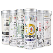 Value Pack 60/80pcs Per Set Gel Ink Refills 0.35mm 0.38mm 0.5mm Black Ink Needle Tip Refills for Gel Pens School Office Supplies 2024 - buy cheap