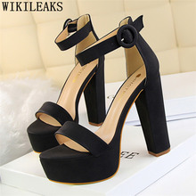 Luxury Shoes Women Black Heels Designers Platform Sandals Brand Mary Jane Shoes Woman Sexy Sandals High Heels Sandals Women Shoe 2024 - buy cheap