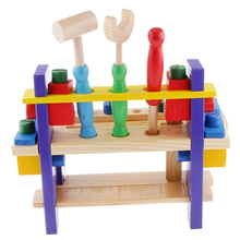 Rompecabezas de madera para bebés y niños, juego de herramientas combinadas, juegos de tuercas, juguetes educativos para niños en edad preescolar, juguetes de cumpleaños para niños 2024 - compra barato