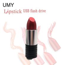 Pendrive fashion lipstick model usb flash drive 4GB 8GB 16GB 32GB 64GB cute memory stick u disk personalized gift  pen drive 2024 - buy cheap