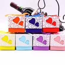 50pcs Double Hollow Love Heart Wedding Candy Boxes Design Laser Cut Wedding Party Favor Gifts Candy Bags With Ribbon Party Sup 2024 - buy cheap