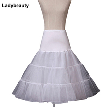 Hot Sale! 2018  Elastic Waist Wedding Bridal Dress Petticoat Underskirt Crinoline Wedding Gown Dress  rockabilly petticoat 2024 - buy cheap