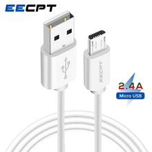 EECPT Micro USB кабель 2.4A Быстрая зарядка данных Microusb зарядное устройство Шнур телефонный провод для Android Samsung Xiaomi Redmi Note 5 Pro Honor 2024 - купить недорого