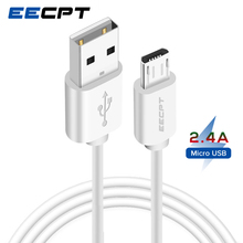 Eecpt cabo micro usb 2.4a, cabo de carregamento rápido de dados, microusb, para android, samsung, xiaomi redmi note 5 pro honor honor 2024 - compre barato