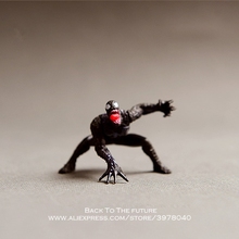 Disney Marvel Мстители Черный Человек-паук яд 5 см фигурка осанки коллекция украшений аниме фигурка игрушки модель подарок 2024 - купить недорого