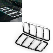 TAIHONGYU Chrome Hood Grille Engine Air Vent Cover Trim Decor fit for Mercedes Benz ML W166 GL X166 GLE GLS 2024 - buy cheap