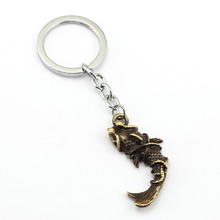 Time Raiders Key Chain 3D Carp Fish Key Rings For Gift Chaveiro Car Keychain Jewelry Movie Key Holder Souvenir YS11789 2024 - buy cheap
